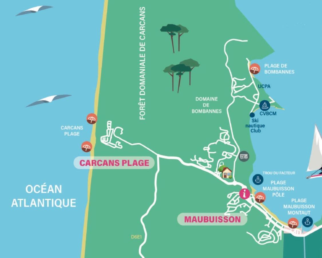קרקן Apt Les Grands Pins, Entre Foret, Lac Et Ocean מראה חיצוני תמונה